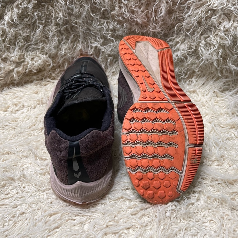 Nike women’s Shield Sneakers - Plum and Black - Picture 5 of 6